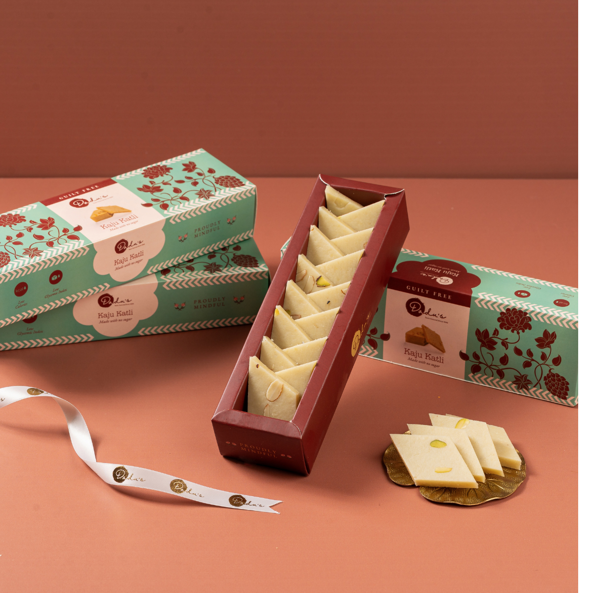 Sugar Free Kaju Katli (Stevia Based)